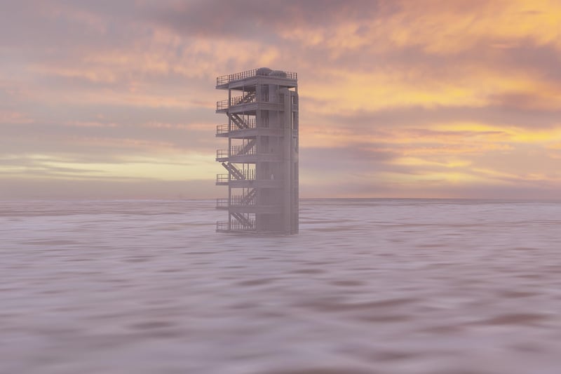 Futuristic Space Station